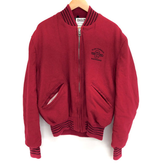 【現状渡し品】【メンズ】 DeLONG デロング 90S メルトンスタジャン アウター 146-251001-hn-01-fur サイズ：42 カラー：レッド 万代Net店