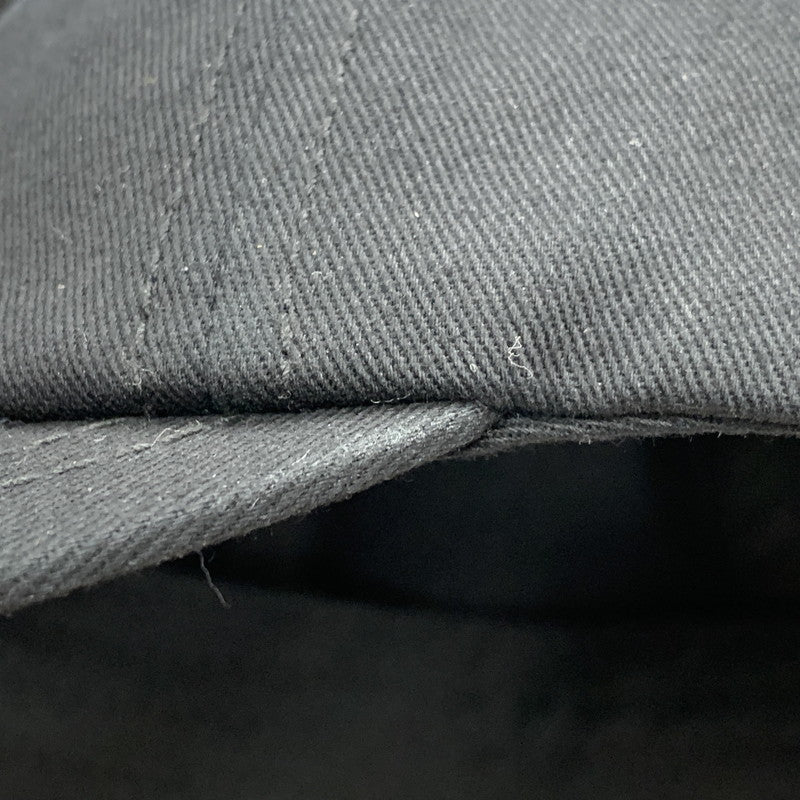 【中古品】【メンズ/レディース】 HUMAN MADE ヒューマンメード × UNDERCOVER アンダーカバー UC2E9H04 6PANEL TWILL CAP 6パネル ツイル キャップ 帽子 185-260315-kh-01-izu サイズ：F カラー：ブラック 万代Net店