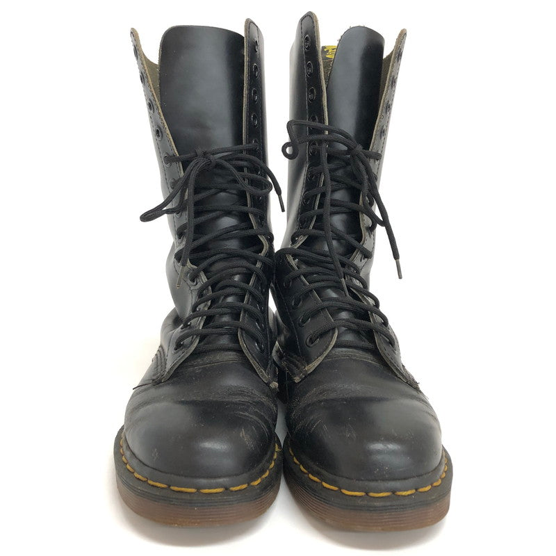 【ジャンク品】【レディース】 Dr.Martens ドクターマーチン 14ホール レースアップ ブーツ シューズ 靴 167-250225-rs-02-fur サイズ：不明 カラー：ブラック 万代Net店