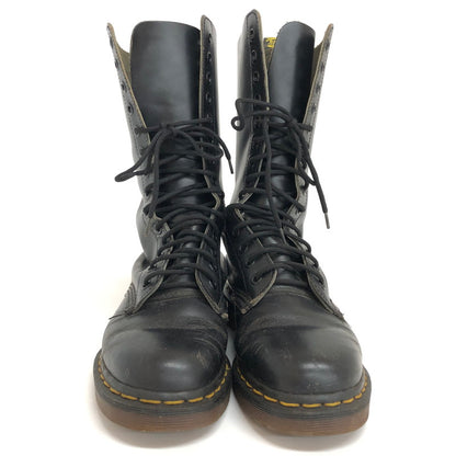 【ジャンク品】【レディース】 Dr.Martens ドクターマーチン 14ホール レースアップ ブーツ シューズ 靴 167-250225-rs-02-fur サイズ：不明 カラー：ブラック 万代Net店