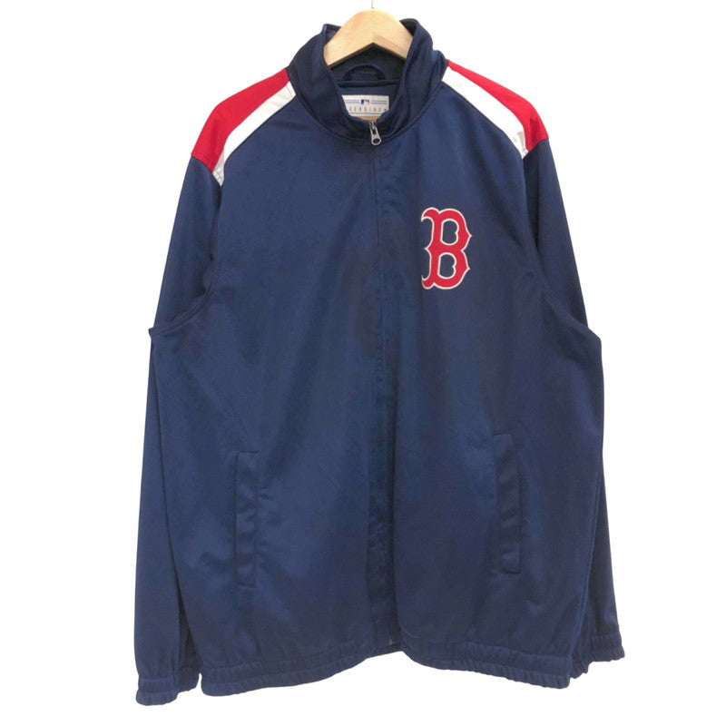 【ジャンク品】【メンズ】 MLB Boston Red Sox トラックジャケット スイングトップ 古着 ヴィンテージ系 146-260309-rs-06-fur サイズ：XL カラー：ネイビー/レッド/ホワイト 万代Net店