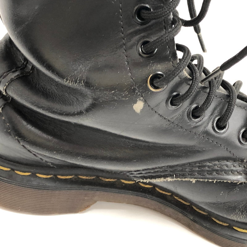 【ジャンク品】【レディース】 Dr.Martens ドクターマーチン 14ホール レースアップ ブーツ シューズ 靴 167-250225-rs-02-fur サイズ：不明 カラー：ブラック 万代Net店