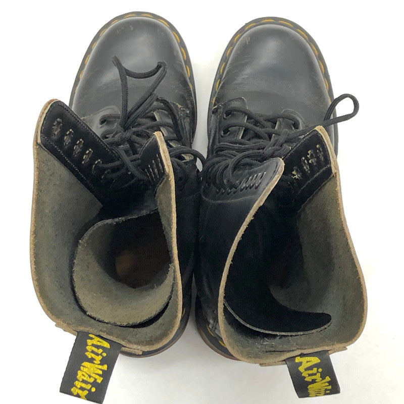 【ジャンク品】【レディース】 Dr.Martens ドクターマーチン 14ホール レースアップ ブーツ シューズ 靴 167-250225-rs-02-fur サイズ：不明 カラー：ブラック 万代Net店