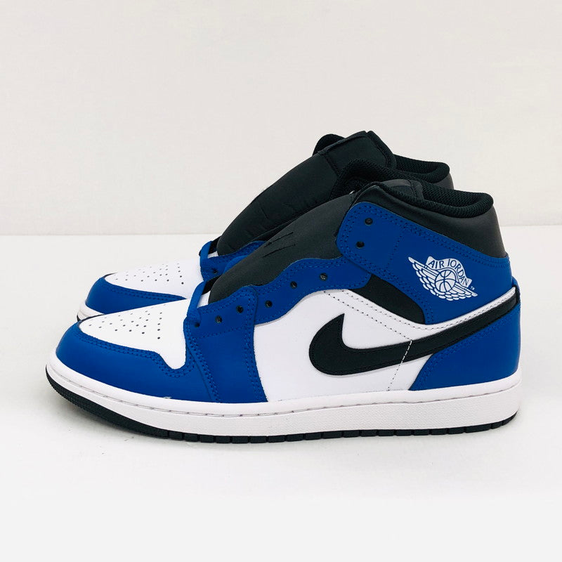 【中古美品】【メンズ/レディース】 NIKE ナイキ AIR JORDAN 1 MID DQ8426-402 エア ジョーダン 1 ミッド スニーカー シューズ 靴 160-250221-hn-01-fur サイズ：25.5cm US 7.5 カラー：ブルー/ホワイト/ブラック 万代Net店