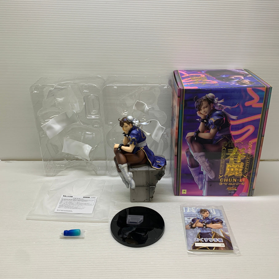 【現状渡し品】 ストリートファイター 1/6スケール 塗装済完成品 フィギュア 春麗 マックスファクトリー 箱あり 053-261007-YT-08-min 万代Net店