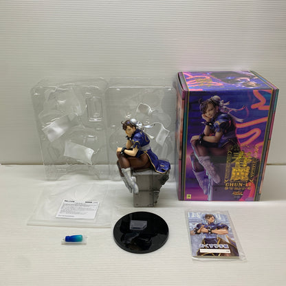 【現状渡し品】 ストリートファイター 1/6スケール 塗装済完成品 フィギュア 春麗 マックスファクトリー 箱あり 053-261007-YT-08-min 万代Net店