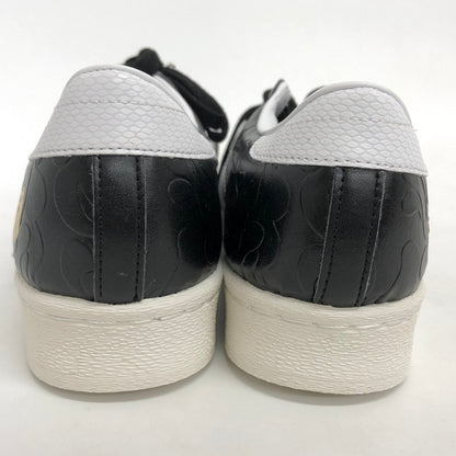 【中古品】【メンズ】 adidas アディダス × A BATHING APE × atmos JQ3666 SSTR V BAPE ATOMOS スニーカー シューズ 靴 161-251001-rs-01-fur サイズ：28.0cm US10 カラー：ブラック/ホワイト 万代Net店