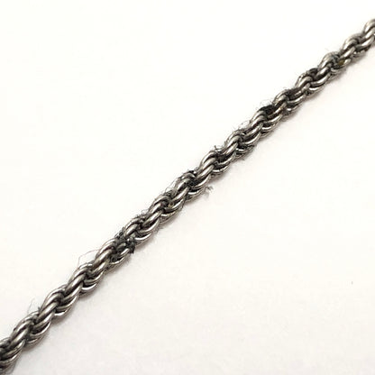 【中古品】【メンズ/レディース】 AVALANCHE アヴァランチ ROPE CHAIN NECKLACE ロープチェーン ネックレス シルバー 925 アクセサリー 192-260604-rs-02-fur カラー：シルバー 万代Net店