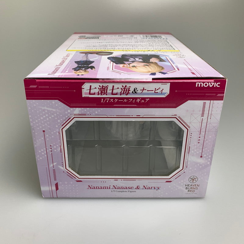 【中古品】 ムービック ヘブンバーンズレッド 七瀬七海＆ナービィ ゲーム アプリ 1/7スケール フィギュア 塗装済み 完成品 053-260902-hu-14-min 万代Net店