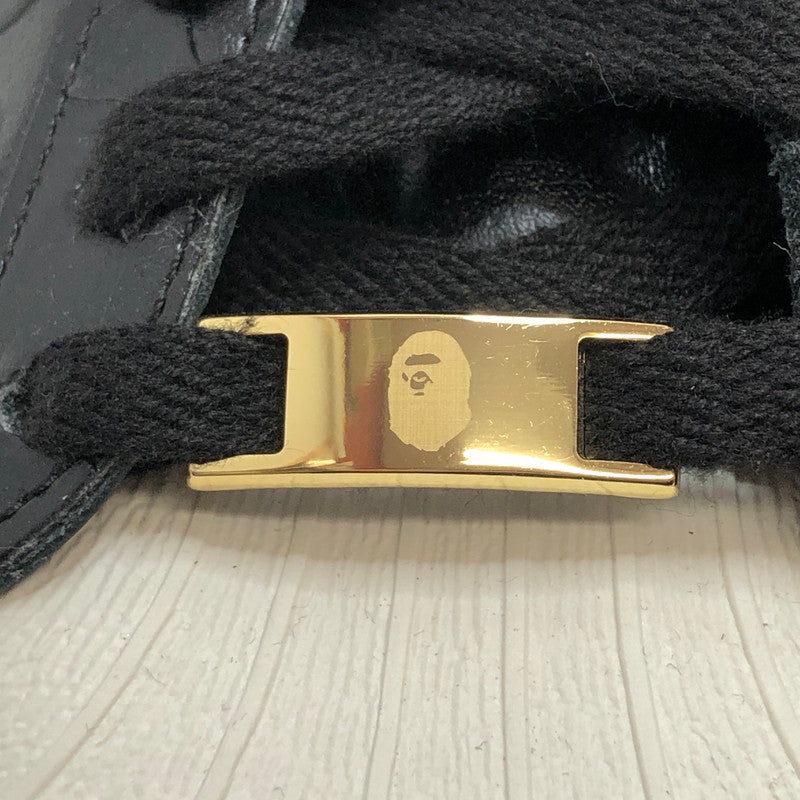 【中古品】【メンズ】 adidas アディダス × A BATHING APE × atmos JQ3666 SSTR V BAPE ATOMOS スニーカー シューズ 靴 161-251001-rs-01-fur サイズ：28.0cm US10 カラー：ブラック/ホワイト 万代Net店