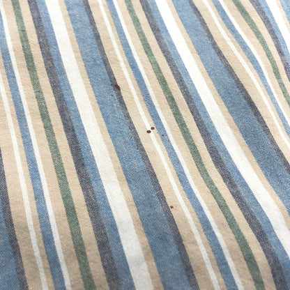 【現状渡し品】【メンズ】 CARHARTT カーハート STRIPE S/S BD SHIRT ストライプ シャツ 半袖 トップス 古着 ヴィンテージ 146-260604-rs-08-fur サイズ：3XL カラー：ベージュ/ブルー系 万代Net店