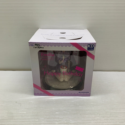【現状渡し品】 KDcolle Re:ゼロから始める異世界生活 エミリア・バースデーケーキVer. フィギュア KADOKAWA 箱あり 053-261007-YT-11-min 万代Net店
