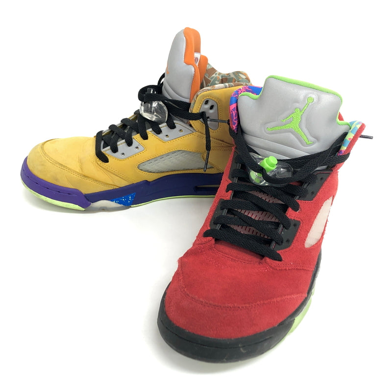 【現状渡し品】【メンズ】 NIKE ナイキ AIR JORDAN 5 "WHAT THE" CZ5725-700 エアジョーダン スニーカー シューズ 靴 160-260604-rs-04-fur サイズ：27.5cm US9.5 カラー：レッド/イエロー 万代Net店