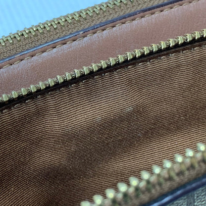 【中古品】【レディース】 COACH コーチ F58290 SIGNATURE MINI CHRISTIE CARRYALL シグネチャー ミニ クリスティ キャリーオール カバン 鞄 180-260904-cs-05-izu カラー：ブラウン系 万代Net店