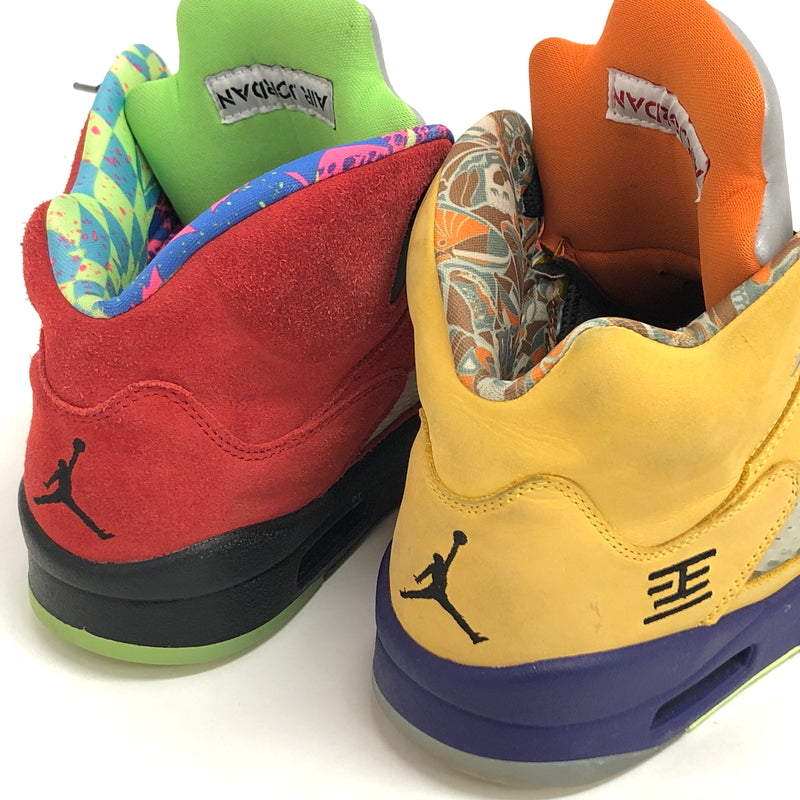 【現状渡し品】【メンズ】 NIKE ナイキ AIR JORDAN 5 "WHAT THE" CZ5725-700 エアジョーダン スニーカー シューズ 靴 160-260604-rs-04-fur サイズ：27.5cm US9.5 カラー：レッド/イエロー 万代Net店