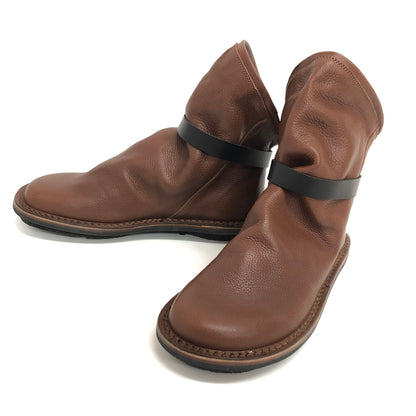 【中古品】【メンズ】 TRIPPEN トリッペン BOMB SHORT BOOTS ボム ショート ブーツ シューズ 靴 164-260604-rs-07-fur サイズ：47 カラー：ブラウン 万代Net店