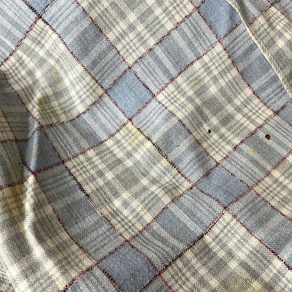 【現状渡し品】【メンズ】 SKIPPER BY WILSON BROTHERS スキッパー ウィルソン ブラザーズ WOOL RAYON OPENCOLLAR CHECK SHIRT オープンカラー チェック シャツ 146-260904-kh-04-izu サイズ：M カラー：マルチ 万代Net店