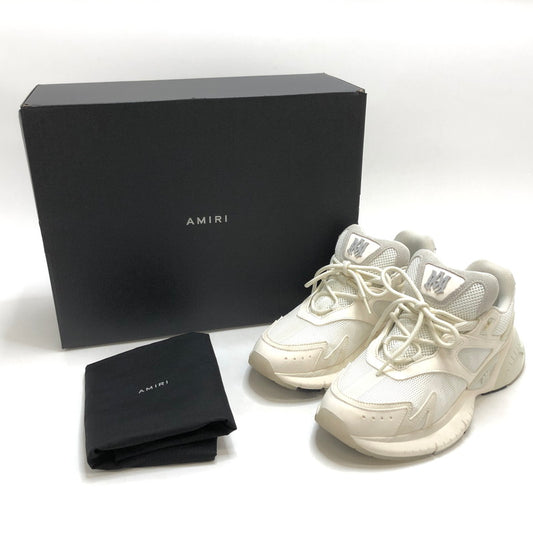 【中古品】【メンズ】 AMIRI アミリ Ma Runner PS24MFS021-100 MA ランナー スニーカー シューズ 靴 162-251002-hn-03-fur サイズ：27.0cm US 9 カラー：ホワイト系 万代Net店
