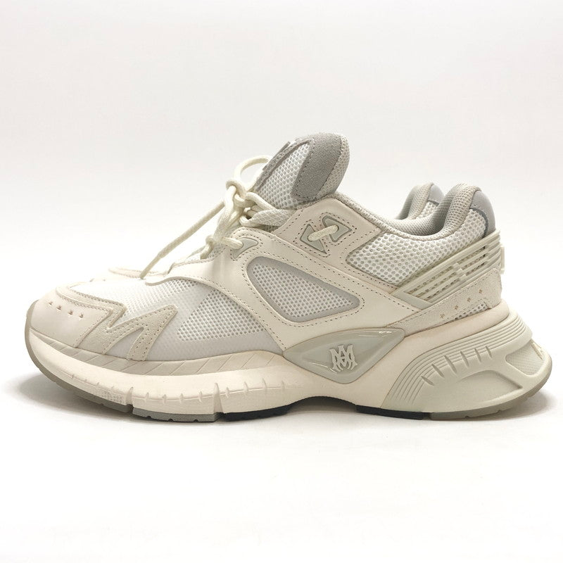 【中古品】【メンズ】 AMIRI アミリ Ma Runner PS24MFS021-100 MA ランナー スニーカー シューズ 靴 162-251002-hn-03-fur サイズ：27.0cm US 9 カラー：ホワイト系 万代Net店