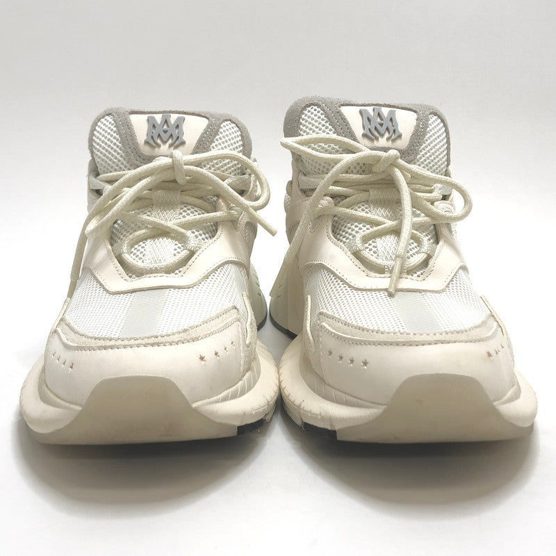 【中古品】【メンズ】 AMIRI アミリ Ma Runner PS24MFS021-100 MA ランナー スニーカー シューズ 靴 162-251002-hn-03-fur サイズ：27.0cm US 9 カラー：ホワイト系 万代Net店