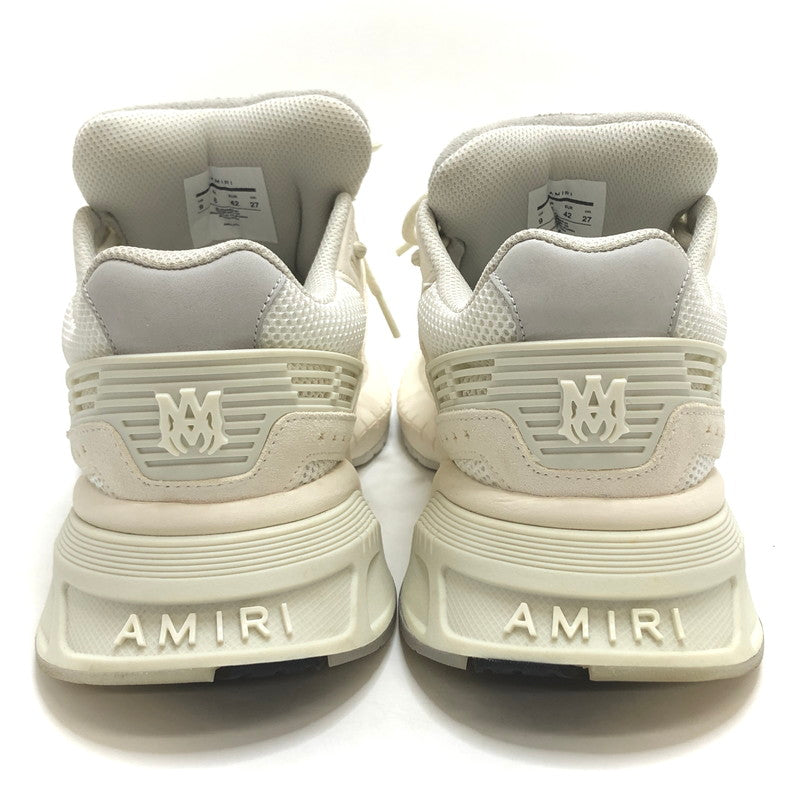 【中古品】【メンズ】 AMIRI アミリ Ma Runner PS24MFS021-100 MA ランナー スニーカー シューズ 靴 162-251002-hn-03-fur サイズ：27.0cm US 9 カラー：ホワイト系 万代Net店