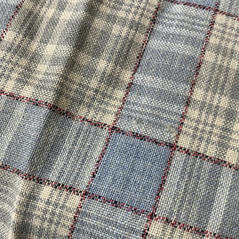 【現状渡し品】【メンズ】 SKIPPER BY WILSON BROTHERS スキッパー ウィルソン ブラザーズ WOOL RAYON OPENCOLLAR CHECK SHIRT オープンカラー チェック シャツ 146-260904-kh-04-izu サイズ：M カラー：マルチ 万代Net店