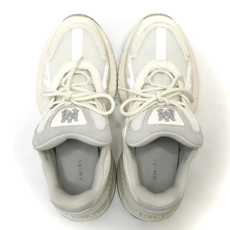 【中古品】【メンズ】 AMIRI アミリ Ma Runner PS24MFS021-100 MA ランナー スニーカー シューズ 靴 162-251002-hn-03-fur サイズ：27.0cm US 9 カラー：ホワイト系 万代Net店