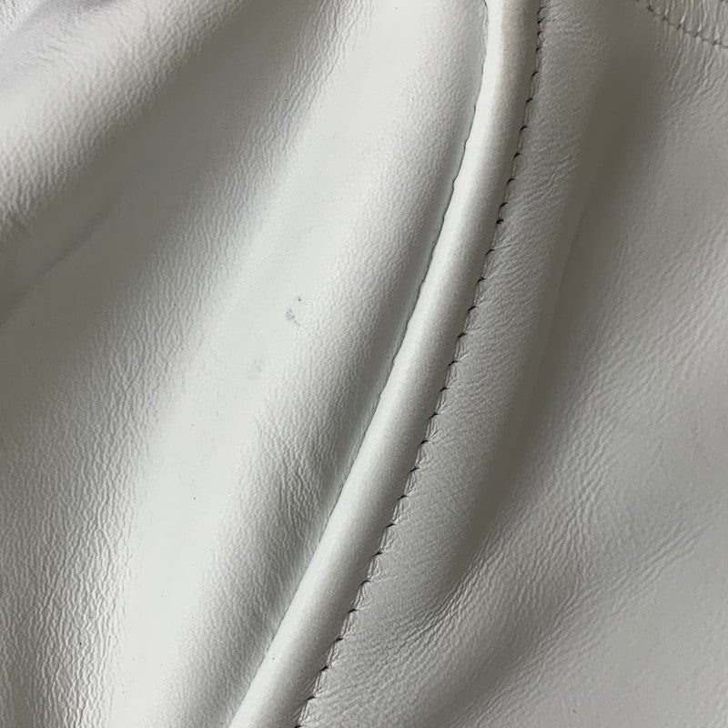 【中古品】【メンズ】 SCHOTT ショット × RON HERMAN ロンハーマン 7469 LEATHER MA-1 レザー ジャケット アウター 141-260904-kh-06-izu サイズ：S カラー：ホワイト 万代Net店