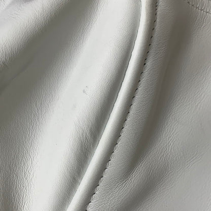 【中古品】【メンズ】 SCHOTT ショット × RON HERMAN ロンハーマン 7469 LEATHER MA-1 レザー ジャケット アウター 141-260904-kh-06-izu サイズ：S カラー：ホワイト 万代Net店