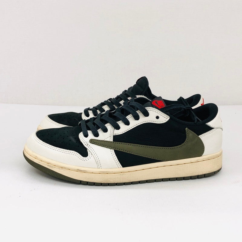 【中古品】【メンズ】 NIKE ナイキ × TRAVIS SCOTT WMNS AIR JORDAN 1 LOW OG DZ4137-106 トラヴィススコット ウィメンズ エア ジョーダン 1 ロー OG スニーカー シューズ 靴  160-250224-hn-03-fur サイズ：27.5cm US 10.5 カラー：ブラック/ホワイト系 万代Net店