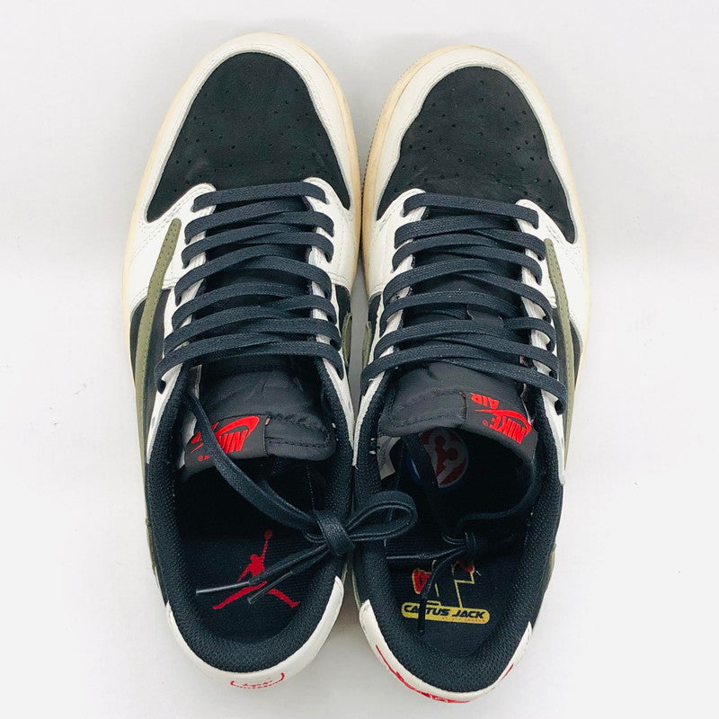 【中古品】【メンズ】 NIKE ナイキ × TRAVIS SCOTT WMNS AIR JORDAN 1 LOW OG DZ4137-106 トラヴィススコット ウィメンズ エア ジョーダン 1 ロー OG スニーカー シューズ 靴  160-250224-hn-03-fur サイズ：27.5cm US 10.5 カラー：ブラック/ホワイト系 万代Net店