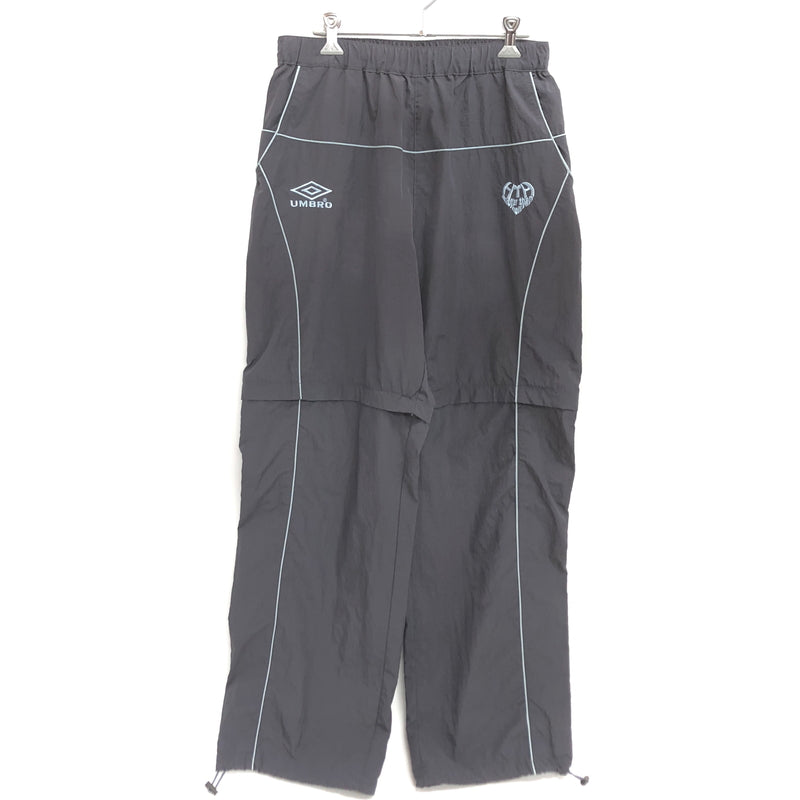 【中古品】【メンズ/レディース】 UMBRO × HOTTER THAN HELL アンブロ HTH NYLON PANTS HT1236 トラックパンツ ショートパンツ ボトムス 153-260605-rs-02-fur サイズ：F カラー：グレー 万代Net店
