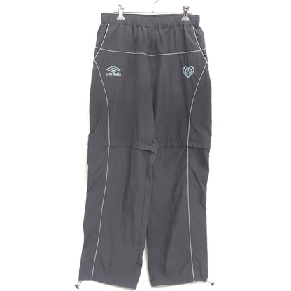 【中古品】【メンズ/レディース】 UMBRO × HOTTER THAN HELL アンブロ HTH NYLON PANTS HT1236 トラックパンツ ショートパンツ ボトムス 153-260605-rs-02-fur サイズ：F カラー：グレー 万代Net店