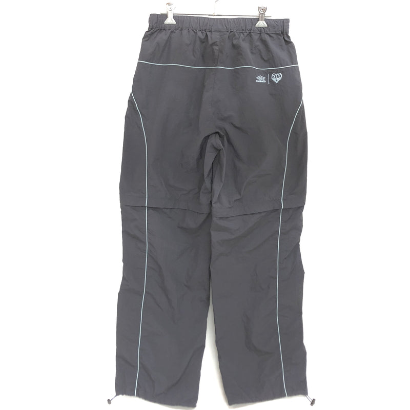 【中古品】【メンズ/レディース】 UMBRO × HOTTER THAN HELL アンブロ HTH NYLON PANTS HT1236 トラックパンツ ショートパンツ ボトムス 153-260605-rs-02-fur サイズ：F カラー：グレー 万代Net店