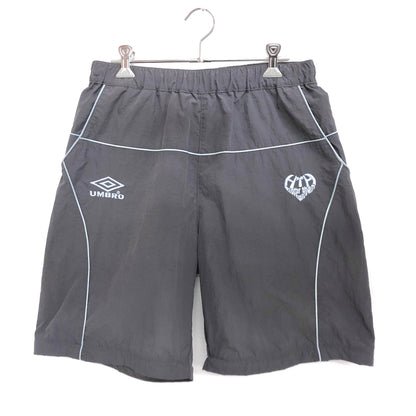 【中古品】【メンズ/レディース】 UMBRO × HOTTER THAN HELL アンブロ HTH NYLON PANTS HT1236 トラックパンツ ショートパンツ ボトムス 153-260605-rs-02-fur サイズ：F カラー：グレー 万代Net店