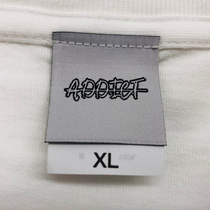 【中古品】【メンズ】 ADDICT アディクト Paisley Box Logo Tee ペイズリー ボックスロゴ Tシャツ 長袖 トップス 142-250629-hn-03-fur サイズ：XL カラー：ホワイト 万代Net店
