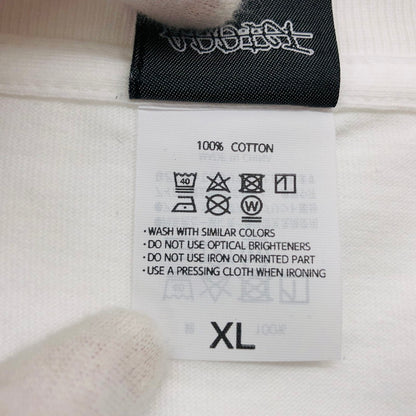 【中古品】【メンズ】 ADDICT アディクト Paisley Box Logo Tee ペイズリー ボックスロゴ Tシャツ 長袖 トップス 142-250629-hn-03-fur サイズ：XL カラー：ホワイト 万代Net店