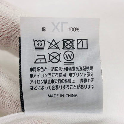 【中古品】【メンズ】 ADDICT アディクト Paisley Box Logo Tee ペイズリー ボックスロゴ Tシャツ 長袖 トップス 142-250629-hn-03-fur サイズ：XL カラー：ホワイト 万代Net店