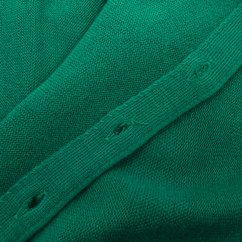【現状渡し品】【メンズ】 USA製 ニット カーディガン 長袖 トップス 146-251222-hn-08-fur サイズ：M カラー：グリーン系 万代Net店