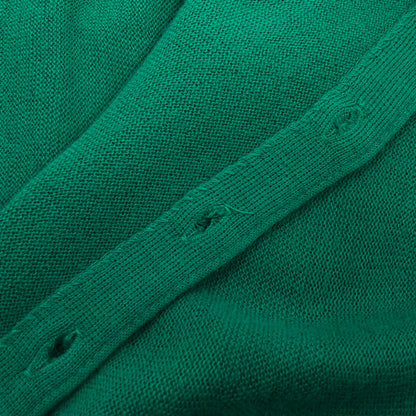 【現状渡し品】【メンズ】 USA製 ニット カーディガン 長袖 トップス 146-251222-hn-08-fur サイズ：M カラー：グリーン系 万代Net店