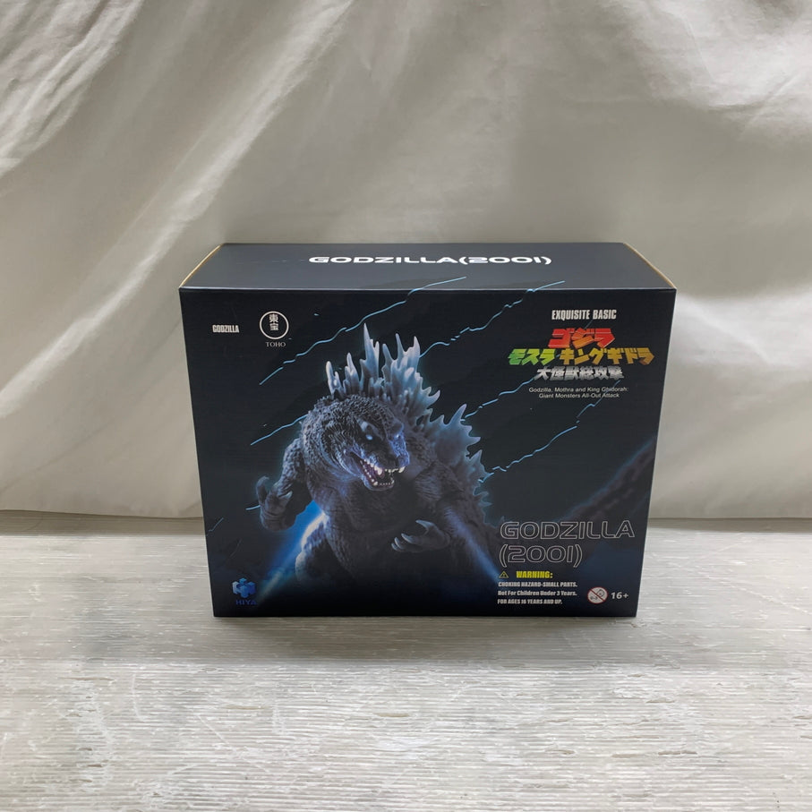 【現状渡し品】 Hiya Toys ゴジラ・モスラ・キングギドラ 大怪獣総攻撃 アクションフィギュア ゴジラ 2001 箱あり 044-261008-YT-03-min 万代Net店