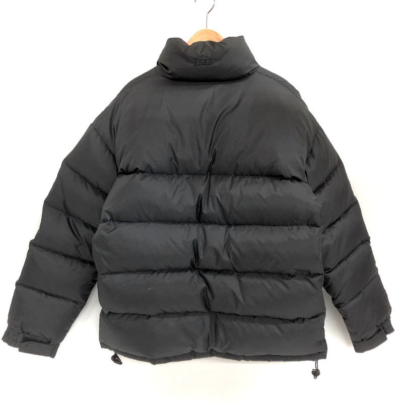 【現状渡し品】【メンズ】 BEAR ベアー REVERSIBLE DOWN JACKET リバーシブル ダウンジャケット USA製 アウター 古着 ヴィンテージ 146-260821-rs-02-fur サイズ：L カラー：ブラック×レッド 万代Net店