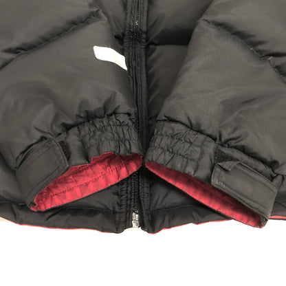 【現状渡し品】【メンズ】 BEAR ベアー REVERSIBLE DOWN JACKET リバーシブル ダウンジャケット USA製 アウター 古着 ヴィンテージ 146-260821-rs-02-fur サイズ：L カラー：ブラック×レッド 万代Net店