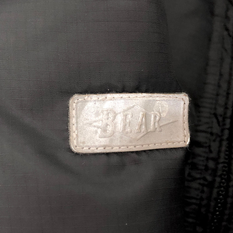 【現状渡し品】【メンズ】 BEAR ベアー REVERSIBLE DOWN JACKET リバーシブル ダウンジャケット USA製 アウター 古着 ヴィンテージ 146-260821-rs-02-fur サイズ：L カラー：ブラック×レッド 万代Net店