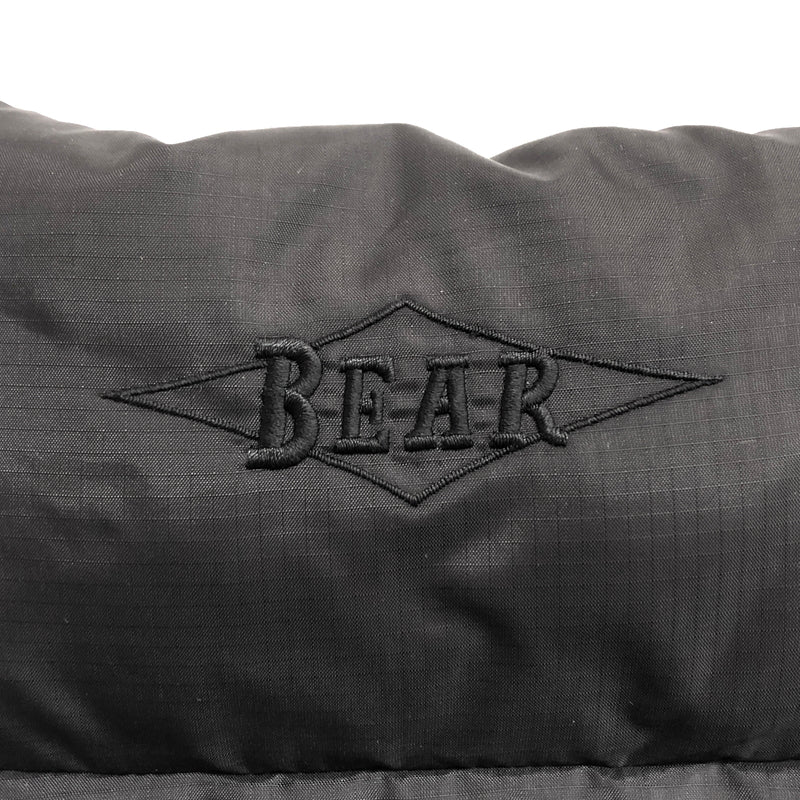 【現状渡し品】【メンズ】 BEAR ベアー REVERSIBLE DOWN JACKET リバーシブル ダウンジャケット USA製 アウター 古着 ヴィンテージ 146-260821-rs-02-fur サイズ：L カラー：ブラック×レッド 万代Net店
