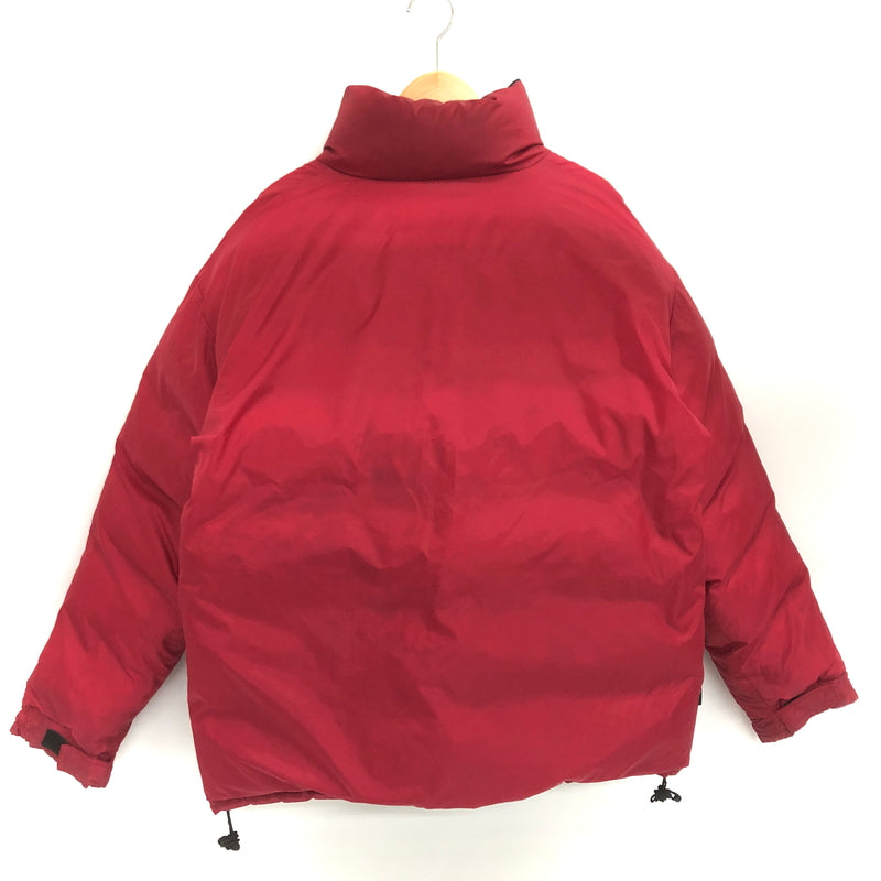 【現状渡し品】【メンズ】 BEAR ベアー REVERSIBLE DOWN JACKET リバーシブル ダウンジャケット USA製 アウター 古着 ヴィンテージ 146-260821-rs-02-fur サイズ：L カラー：ブラック×レッド 万代Net店