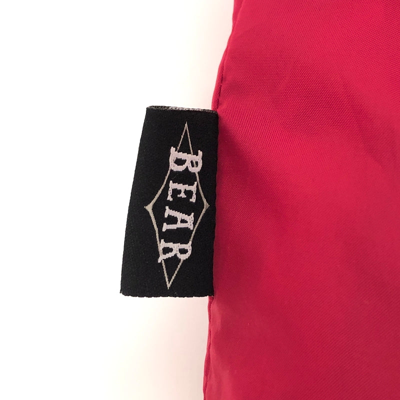 【現状渡し品】【メンズ】 BEAR ベアー REVERSIBLE DOWN JACKET リバーシブル ダウンジャケット USA製 アウター 古着 ヴィンテージ 146-260821-rs-02-fur サイズ：L カラー：ブラック×レッド 万代Net店