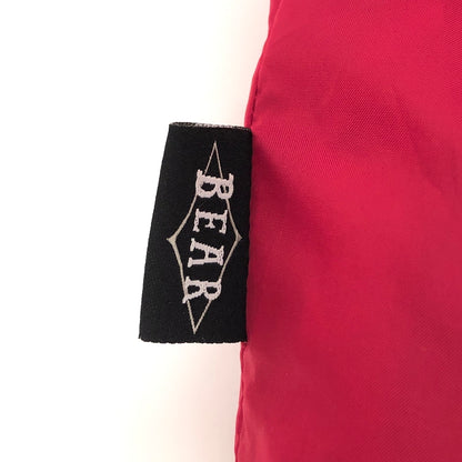 【現状渡し品】【メンズ】 BEAR ベアー REVERSIBLE DOWN JACKET リバーシブル ダウンジャケット USA製 アウター 古着 ヴィンテージ 146-260821-rs-02-fur サイズ：L カラー：ブラック×レッド 万代Net店