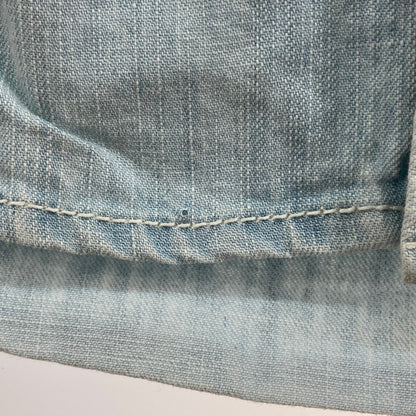 【中古品】【メンズ】 AVIREX アヴィレックス 6105084 L/S DENIM SHIRT デニムシャツ 145-260303-WA-09-iwa サイズ：M カラー：ライトブルー 万代Net店