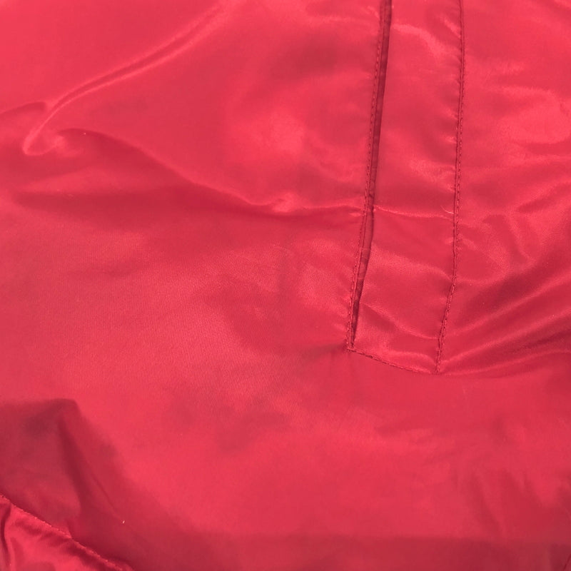 【現状渡し品】【メンズ】 BEAR ベアー REVERSIBLE DOWN JACKET リバーシブル ダウンジャケット USA製 アウター 古着 ヴィンテージ 146-260821-rs-02-fur サイズ：L カラー：ブラック×レッド 万代Net店
